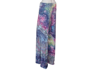 Women's XL Tie-dye Flowy Wide Leg Palazzo Pants