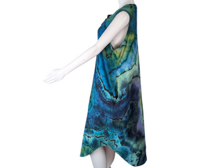 Women's 3XL Reverse Tie-dye Dress
