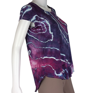 Women's Small Geode Tie-Dye Top