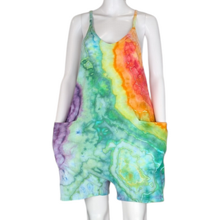 Women's Small Tie-dye Romper