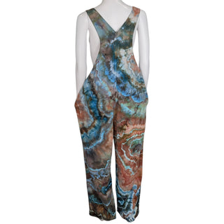 Women's Large Tie-dye Overalls