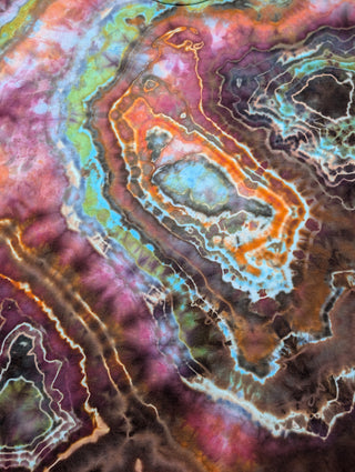 Men's 2XL Tie-dye Long-sleeved Tee