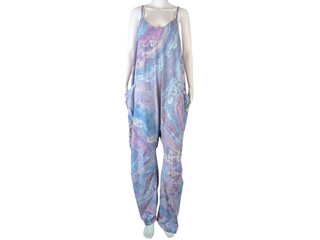 Women's 2XL Tie-dye Jumpsuit