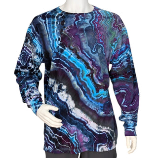 Men's XL Tie-dye Long-Sleeved T-Shirt