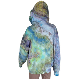 Men's Medium Tie-dye Zip-up Hoodie