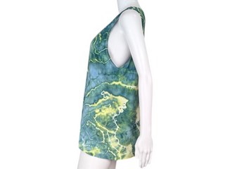Men's Large Tie-dye Tank Top