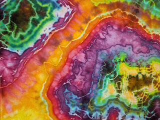 Men's XL Tie-dye Long-sleeved Tee