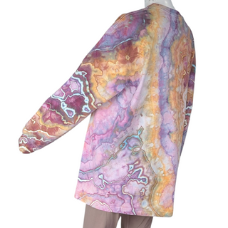 Men's Large Tie-dye Long Sleeve T-Shirt