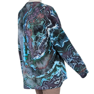 Men's Large Tie-dye Long-sleeved T-Shirt