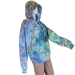 Men's Medium Tie-dye Zip-up Hoodie