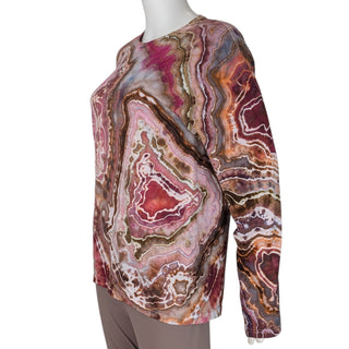 Men's Medium Tie-dye Long-Sleeved Lightweight T-Shirt