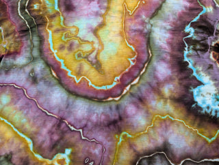 Women's XXL Tie-dye Lightweight Zip-up Hoodie