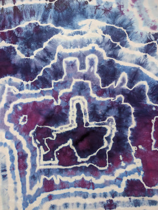 Women's Large Tie-dye Halter Maxi Dress