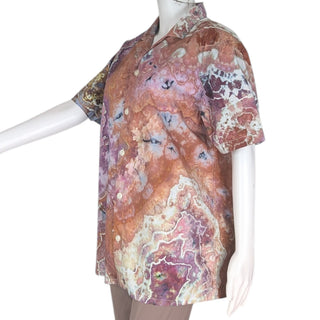 Men's Medium Tie-dye Button-down Shirt