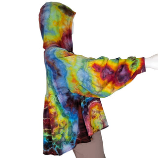 Women's XS Tie-dye Babydoll Hoodie