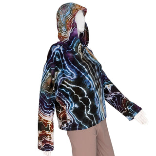 Women's XS Tie-dye Lightweight Pullover Hoodie
