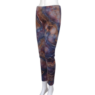 Women's Large Tie-dye Fleece-lined Leggings