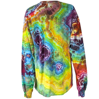 Men's XL Tie-dye Long-sleeved Tee