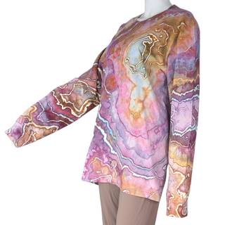 Men's Large Tie-dye Long Sleeve T-Shirt