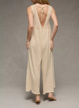 Women's XXL Tie-dye Flowy Jumpsuit