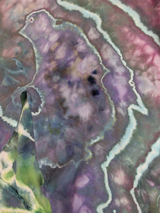 Women's 2XL Tie-dye Flowy Flounce Pants