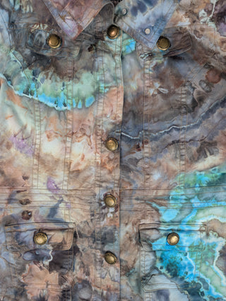 Women's Large Upcycled Tie-dye Jacket