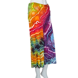 Women's Large Tie-dye Cropped Palazzo Pants