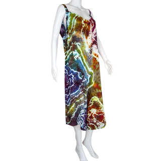 Women's XL Tie-dye Rayon Cropped Jumpsuit