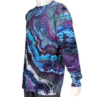 Men's XL Tie-dye Long-Sleeved T-Shirt