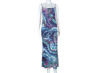 Women's Medium Geode Tie-Dye Dress