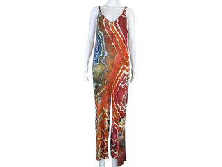 Women's Large Tie-dye Jumpsuit