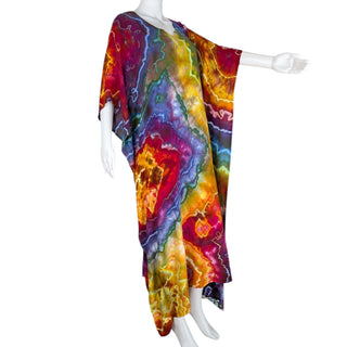OSFA Tie-dye Rayon Caftan