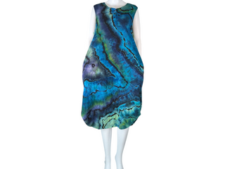 Women's 3XL Reverse Tie-dye Dress