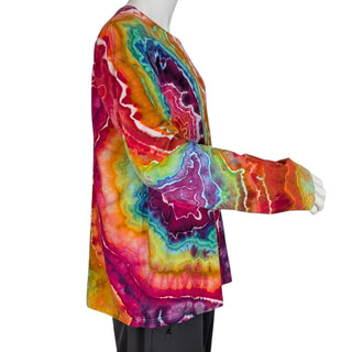 Men's 3XL Tie-dye Long Sleeved Lightweight T-Shirt