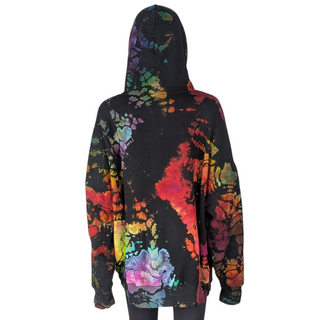 Women's XXL Reverse Tie-dye Pullover Buffalo Hoodie