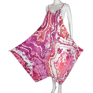 Women's XXL Tie-dye Maxi Dress