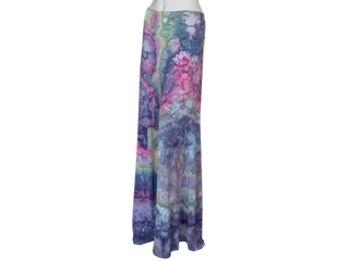 Women's XL Tie-dye Flowy Wide Leg Palazzo Pants