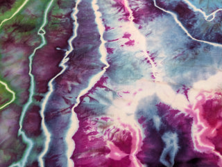 Women's Large Tie-dye Cropped Palazzo Pants