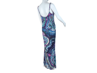 Women's Medium Geode Tie-Dye Dress