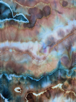 Women's Large Tie-dye Overalls