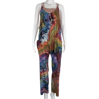 Women's Large Tie-Dye Jumpsuit