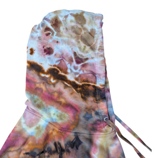 Men's Small Tie-dye Pullover Hoodie