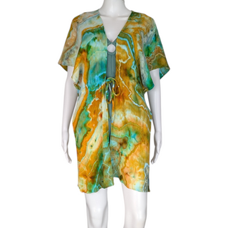 Women's L/XL Tie-dye Cover-up