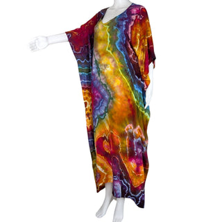 OSFA Tie-dye Rayon Caftan