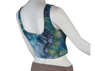 Women's Medium Tie-dye Cropped Tank Top