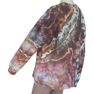 Men's Large Tie-dye Crew Neck Sweatshirt