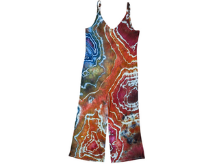 Women's Large Tie-dye Jumpsuit