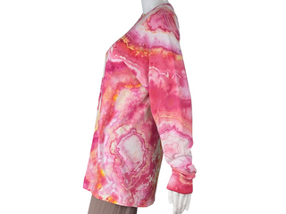 Men's Medium Tie-dye Long-sleeved T-Shirt