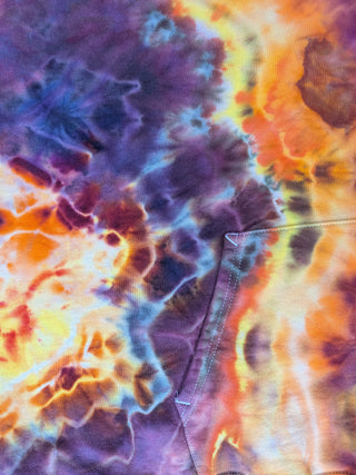Men's XL Tie-dye Pullover Hoodie