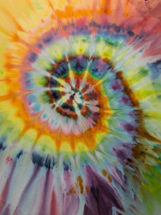 Men's 5XL Tie-dye Spiral T-Shirt